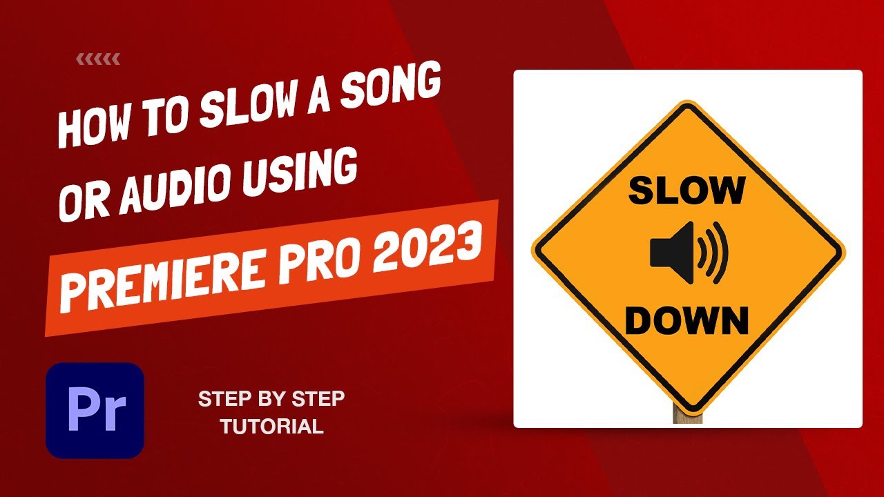 How To Reduce Song Speed or Audio Speed - Premiere Pro 2023