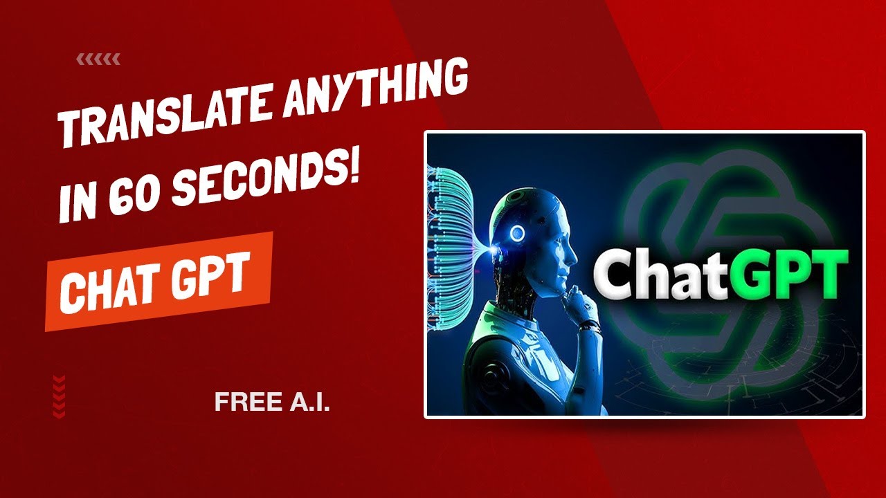 How To Translate Anything (Into English) Using Free AI - Chat GPT