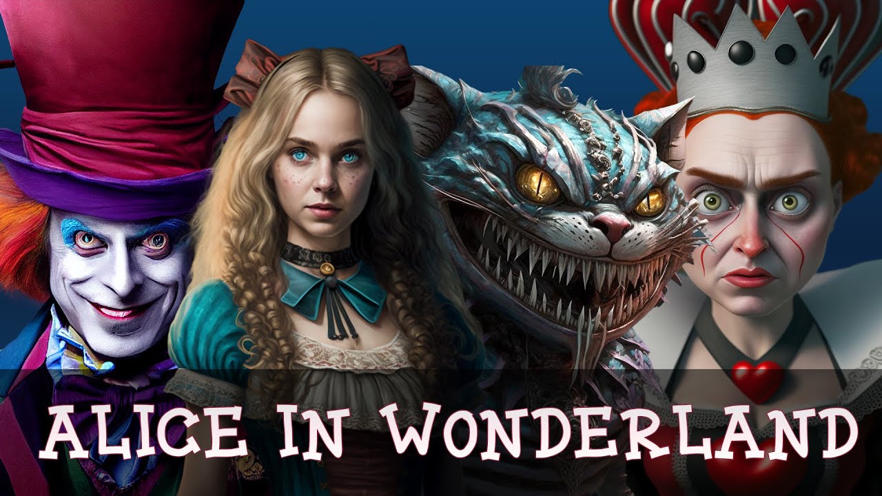 Alice In Wonderland - Audiobook - Imagery by Midjourney A.I.