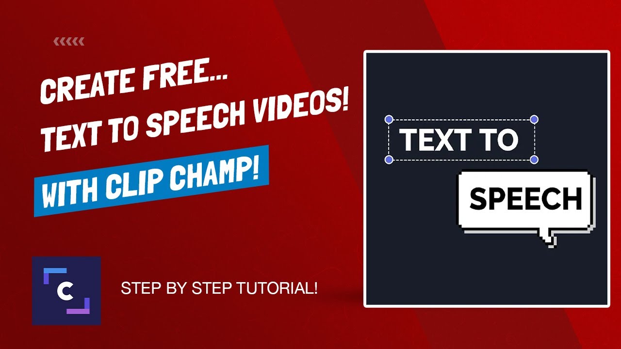 Best FREE Text To Audio And Speech To Video Software Tutorial - Clipchamp