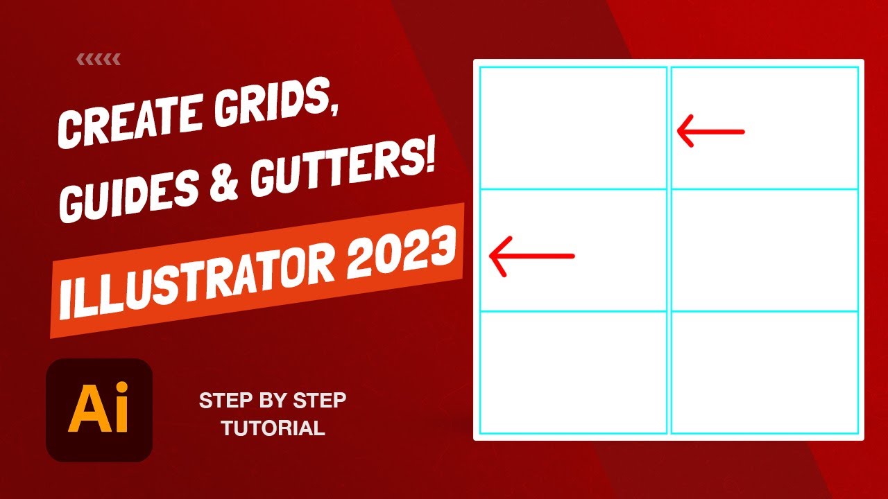 How To Create Grids, Gutters, and Guides - Adobe Illustrator 2023
