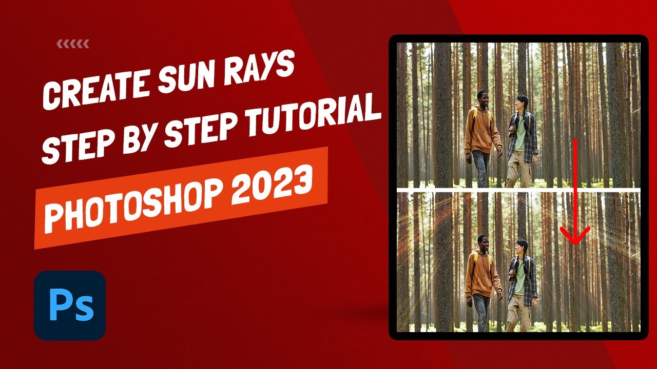 How To Create Sun Rays in Photoshop 2023 - Detailed Tutorial