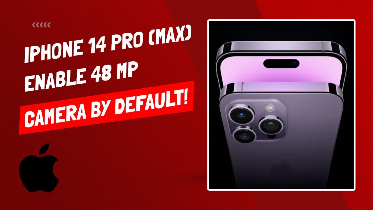How To Enable 48 MegaPixel (MP) Camera Settings - iPhone Pro