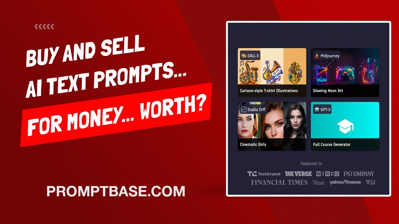PromptBase - Buy And Sell AI Prompts For Money (ChatGPT 3, Midjourney, Stable Diffusion).