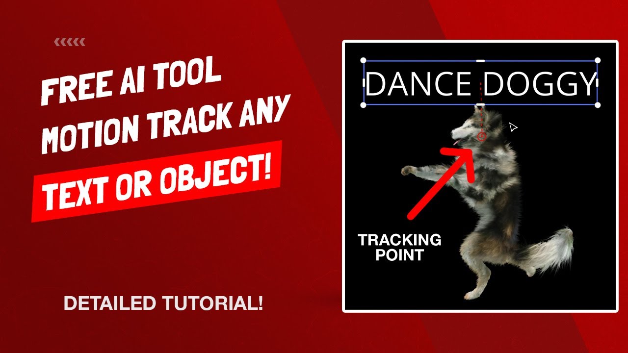 Use This Free AI Tool To Motion Track Video - Stick Text Or Objects To A Moving Object