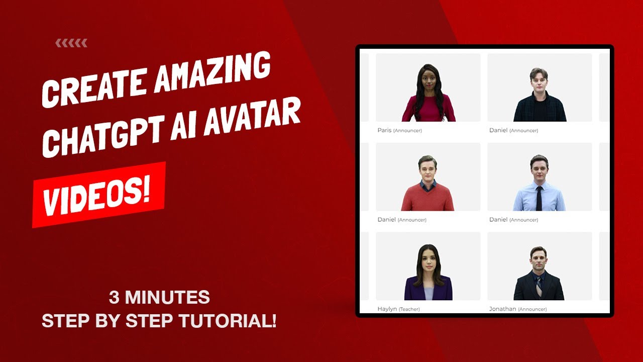 AI Avatar Video Generator - Make Realistic Avatar Videos with ChatGPT In 3 Minutes!