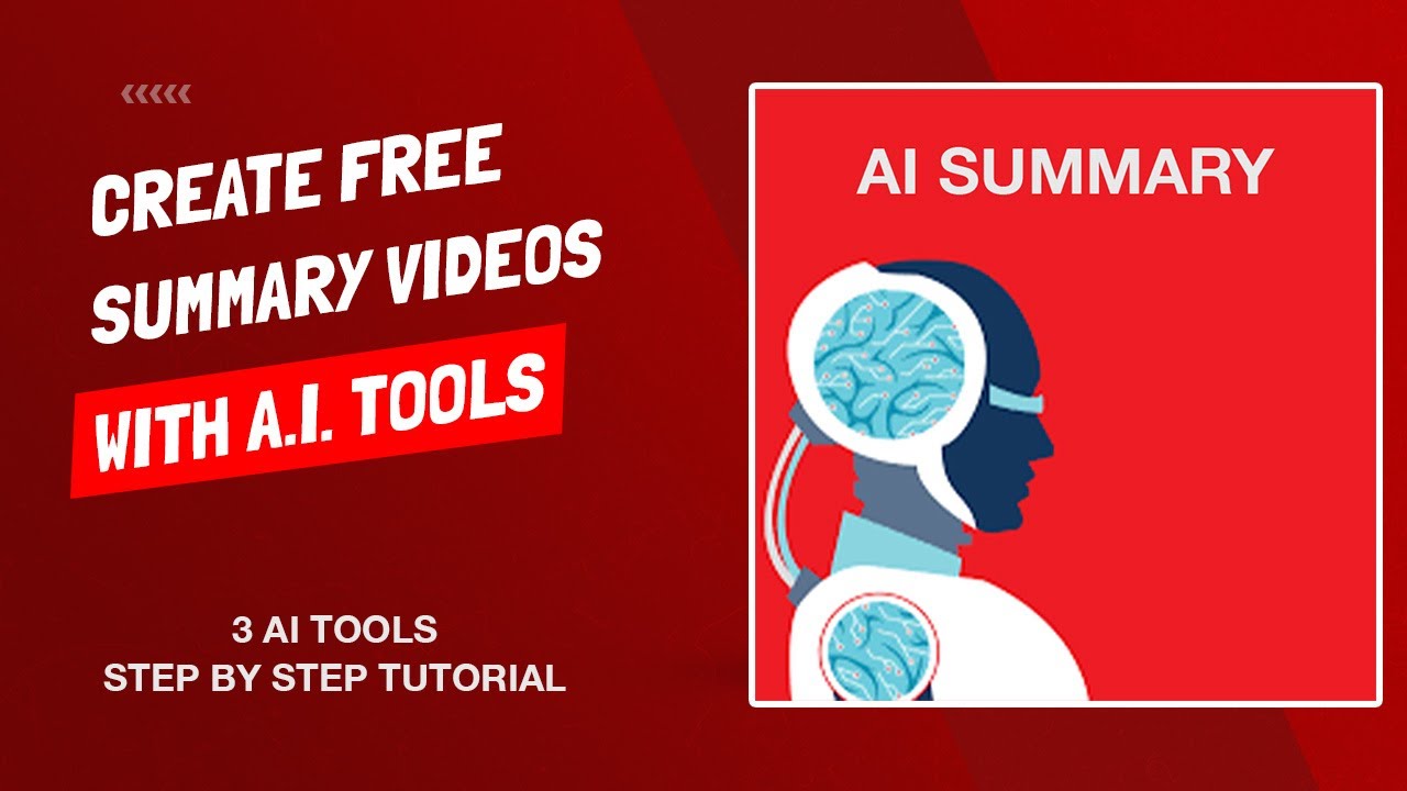 Create Youtube Summary Videos Of ANY Video For FREE (With Narrated AND Stock Video) - 3 AI Tools