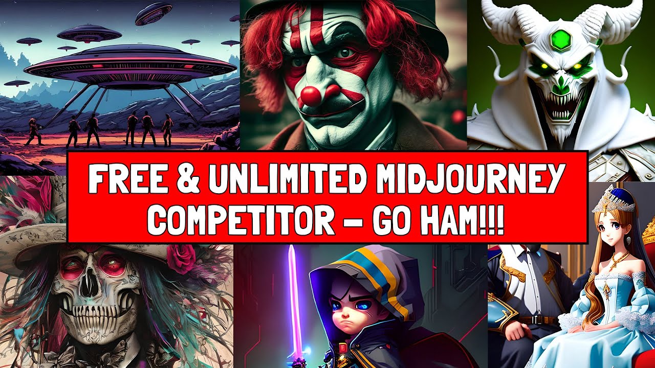 FREE And UNLIMITED Midjourney Competitor - GO HAM And Create Unlimited AI Art!