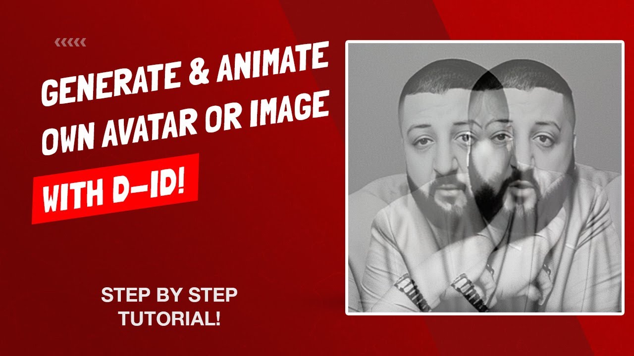 How To Animate An Image Or Avatar FREE With D-iD - Ft. DJ Khaled