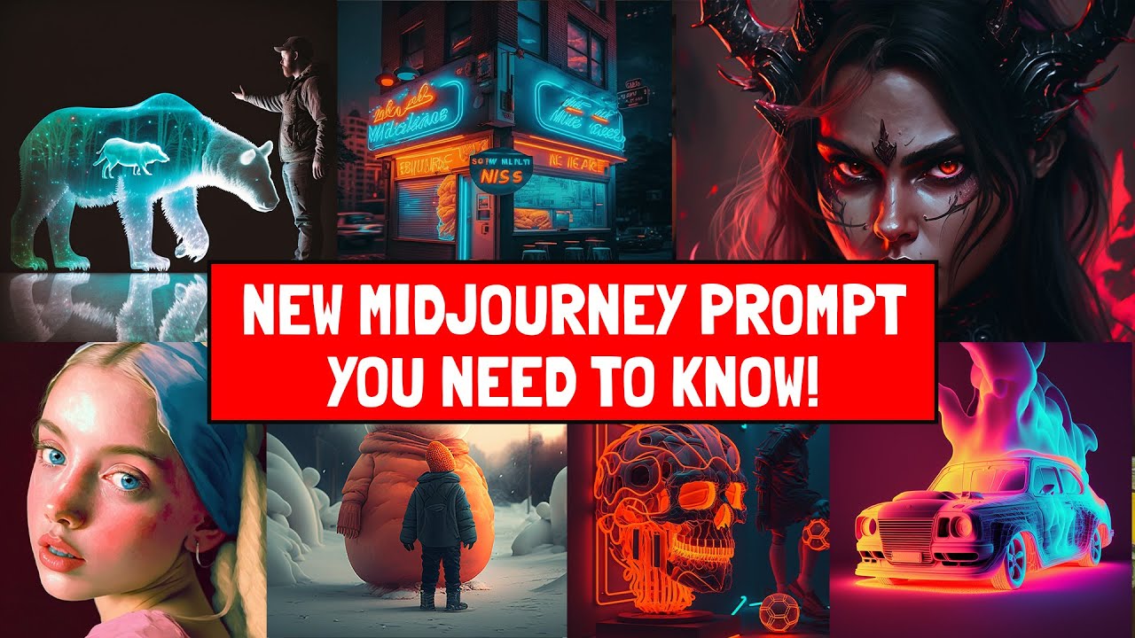 New Midjourney Prompt (Technique) You NEED To TRY! 💕 🤡