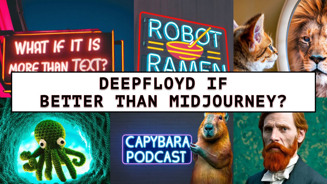 Better Than Midjourney And FREE?  Deep Floyd IF - Smart AI Generator That Understands TEXT!