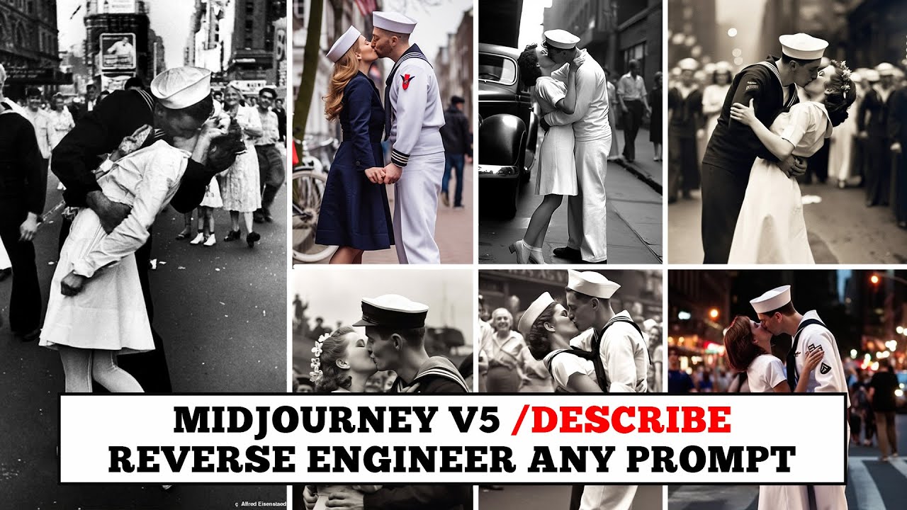 Midjourney V5 New "Describe" Feature  - Determine What Prompt Was Used and Style Match Any Image