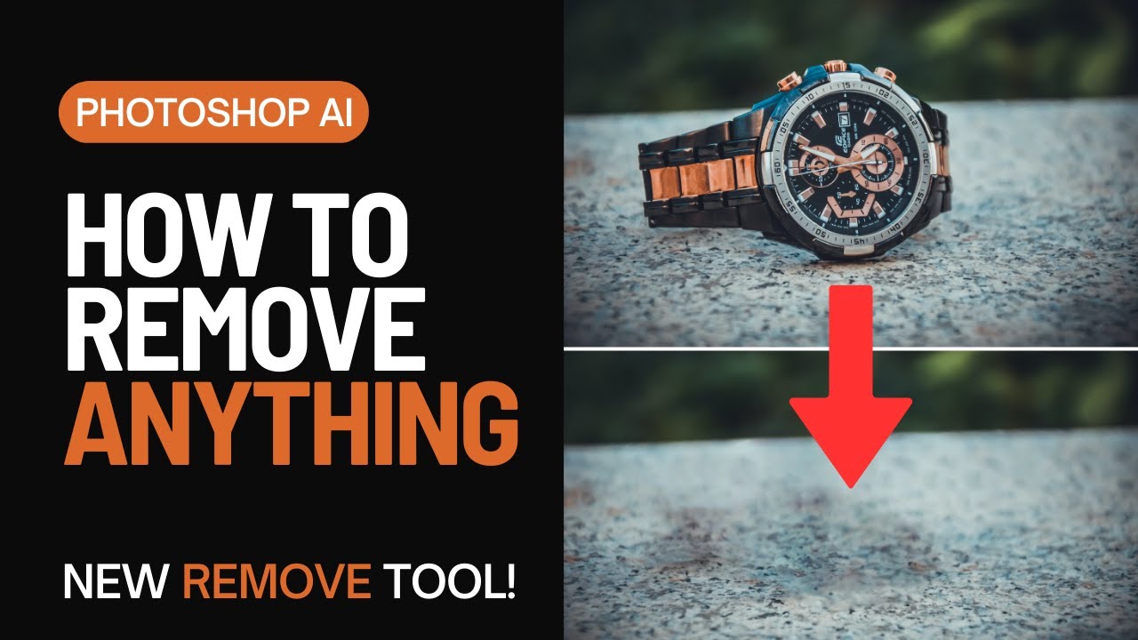 Photoshop A.I. - NEW Remove Tool - Remove Any Object Or Person In SECONDS!