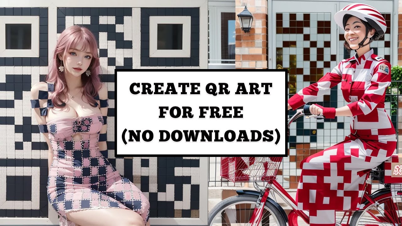 How To Create (Viral) QR Art And QR Codes For FREE - No Downloads!  Detailed Tutorial