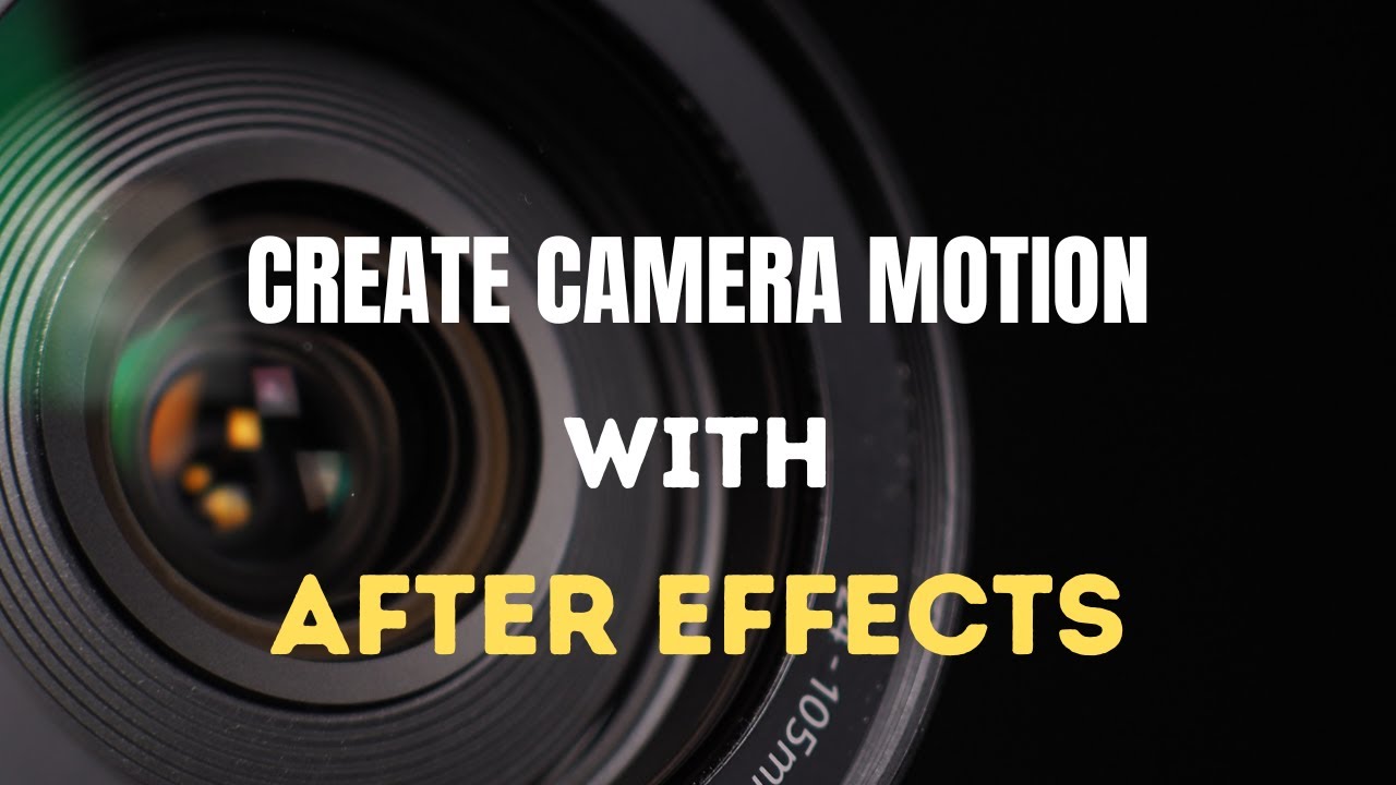How To Add Movement To Still Video