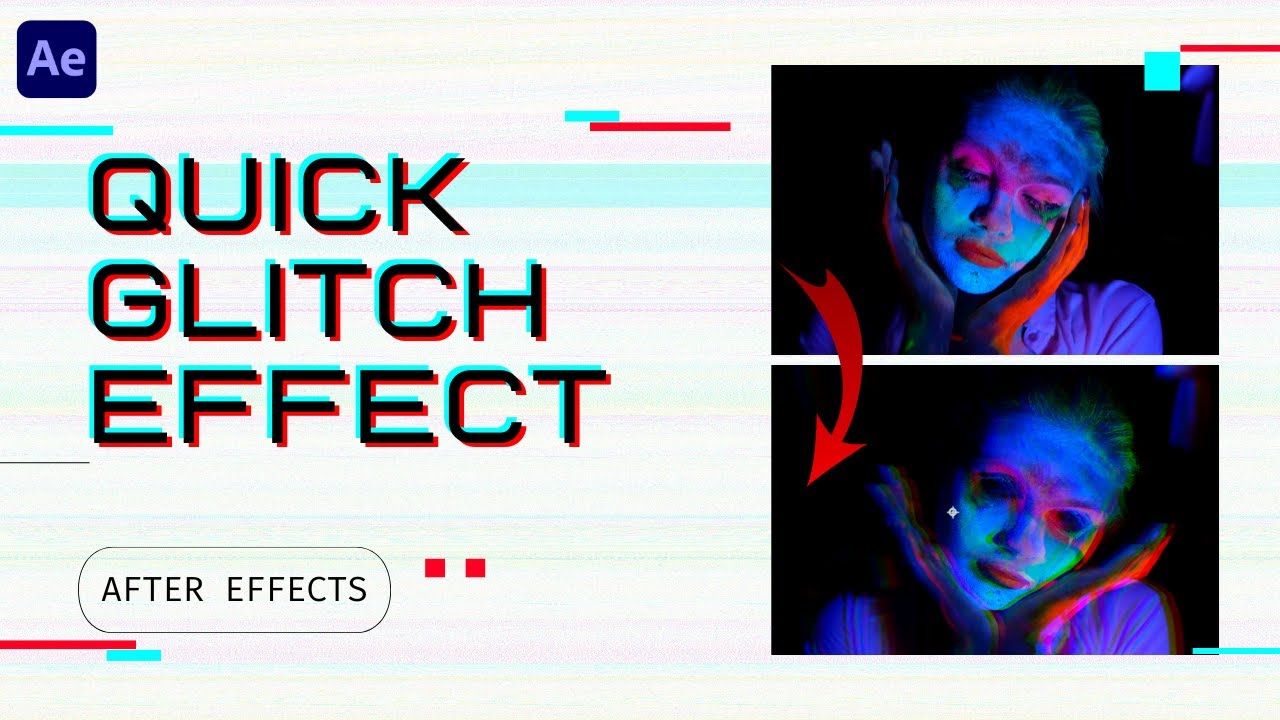 Adobe After Effects: Create Glitch Effects Fast, No Plugins Required! Tutorial