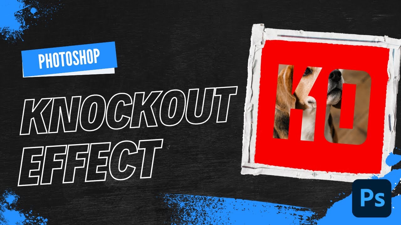 How To Create A Knockout (Text) Effect - Photoshop 2024 - Curtis Pyke ...