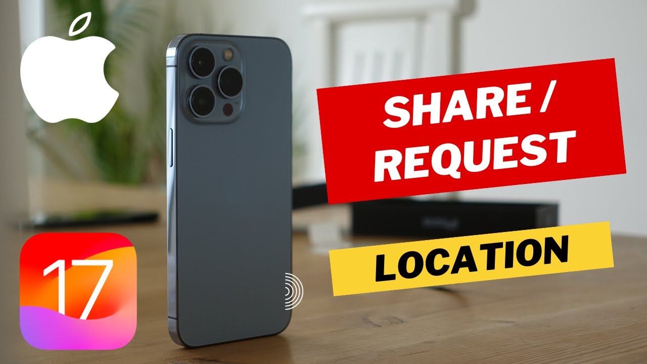 iOS 17 and iPhone - How To Share Your Location (Request Location) - Quick Tutorial