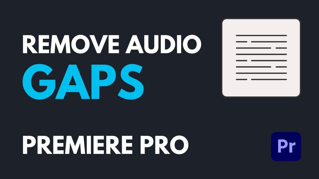 How To Remove Audio Gaps and Pauses in Premiere Pro 2024 - Text Based Editing