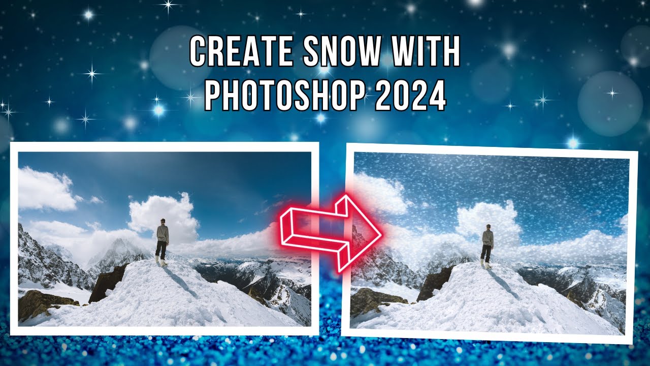 Photoshop Tutorial: How to Add Snow to Any Image With NEW Parametric Filters