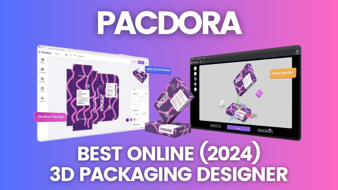 Packaging Design With Pacdora - 3D Mockups, Die-lines, Printing - Tutorial (2024)